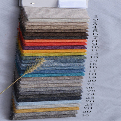 L'armure toile a teint Sofa Fabric de toile que le polyester 100% a épaissi la couleur solide