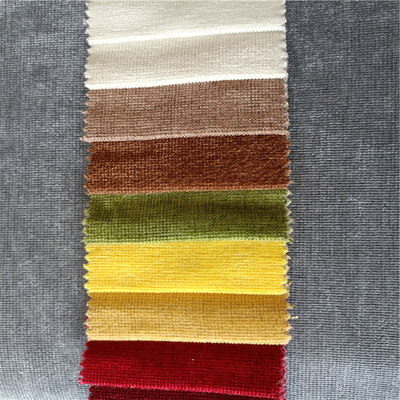 Velours Sofa Upholstery Fabrics Brushed Pattern de Chenille