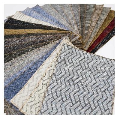 Une plus grande image 330gsm de peluche de velours de tissu de tapisserie d'ameublement de meubles de vue douce de luxe de colorant