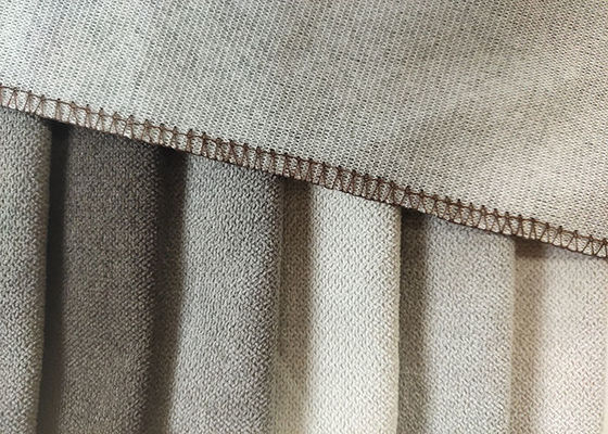 tissu de tapisserie d'ameublement simple de 145cm Sofa Fabric Blackout Grey Microfiber