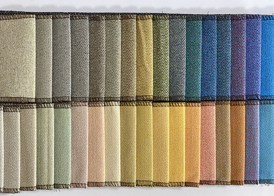 Tissu de tapisserie d'ameublement protégeant du vent de Sofa Fabric Upholstery Dyed Linen de meubles