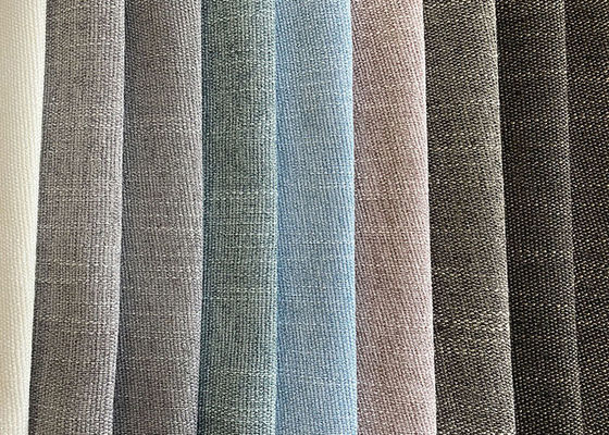 Tissu de tapisserie d'ameublement simple de toile tissé de polyester de couverture de meubles de tissu