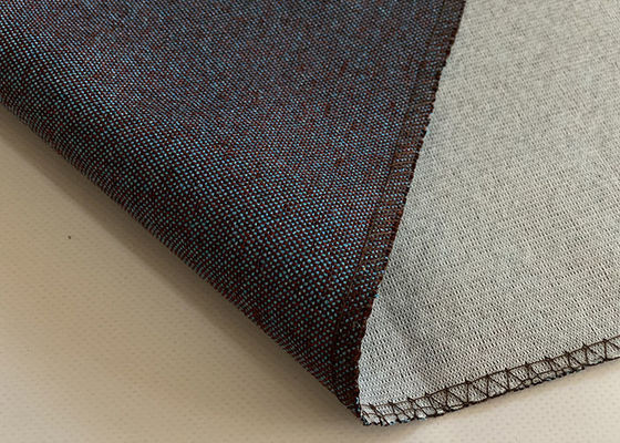 Polyester 100% bon marché des prix imiter le tissu teint de toile pour l'oreiller de sofa
