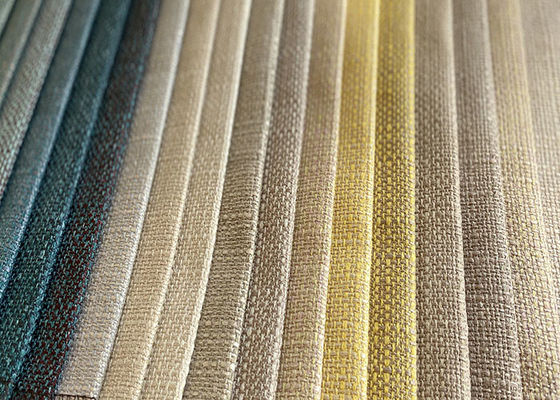 tissu lourd de divan de polyester de tissu de flanelle teint par fil de 145cm
