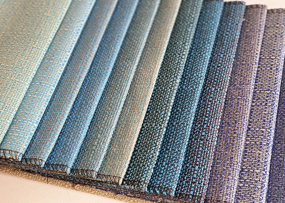 tissu lourd de divan de polyester de tissu de flanelle teint par fil de 145cm