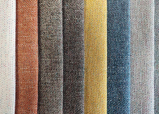 Plaine teinte solide Sofa Fabric, anti tapisserie d'ameublement statique Sofa Fabric