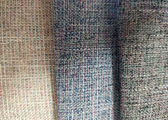 La tapisserie d'ameublement tissée Sofa Fabric que 260gsm bavardent a teint le polyester de 80%