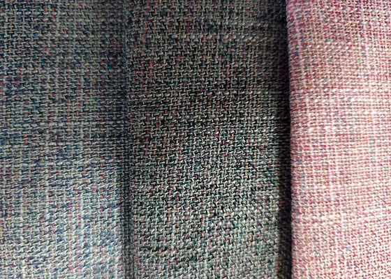 La tapisserie d'ameublement tissée Sofa Fabric que 260gsm bavardent a teint le polyester de 80%