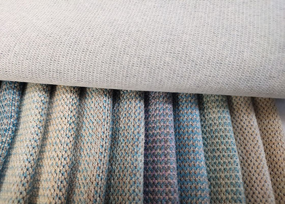 Tissu de toile de polyester du sofa 100 57 pouces de textile simple de tapisserie d'ameublement