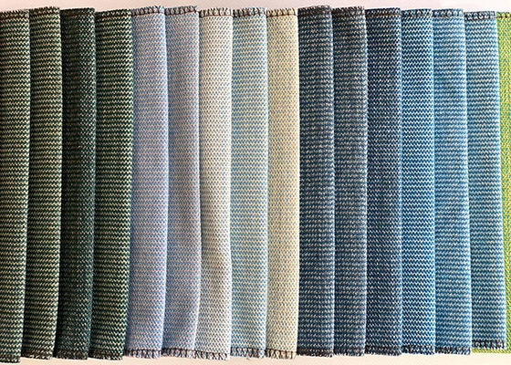 250gsm a donné au fil une consistance rugueuse de tissu de tapisserie d'ameublement de Chenille a teint Sofa Textile