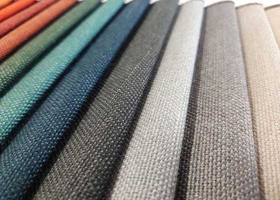 Abrasion 100% de polyester de Sofa Fabric de velours de sergé résistante