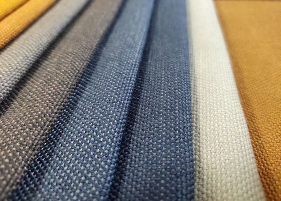 Abrasion 100% de polyester de Sofa Fabric de velours de sergé résistante