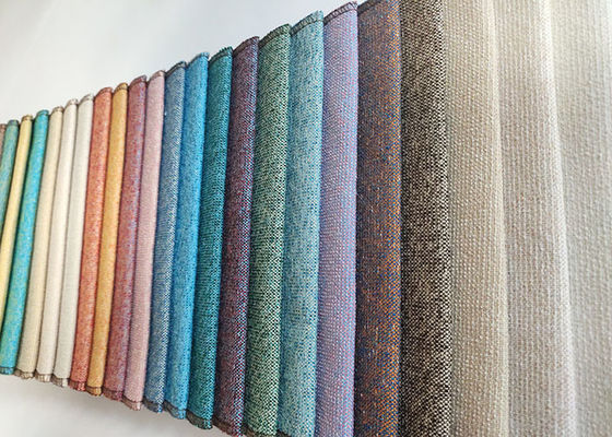 Tissu de tapisserie d'ameublement lavable teint de velours du tissu 345gsm de Felpa