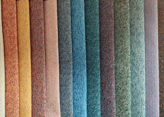 Tissu de tapisserie d'ameublement lavable teint de velours du tissu 345gsm de Felpa