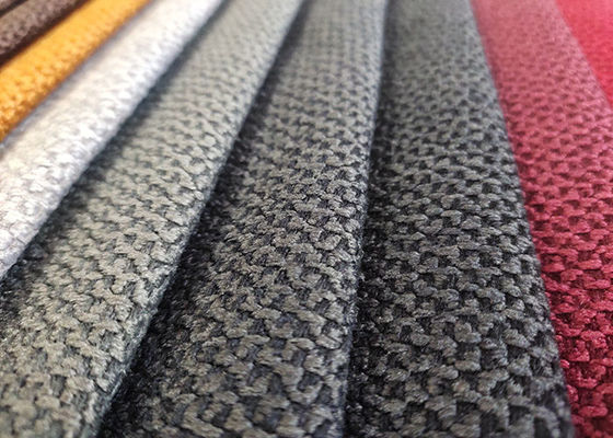 mélange de Chenille de polyester de RoHS de tissu de tapisserie d'ameublement de couleur solide de 145cm
