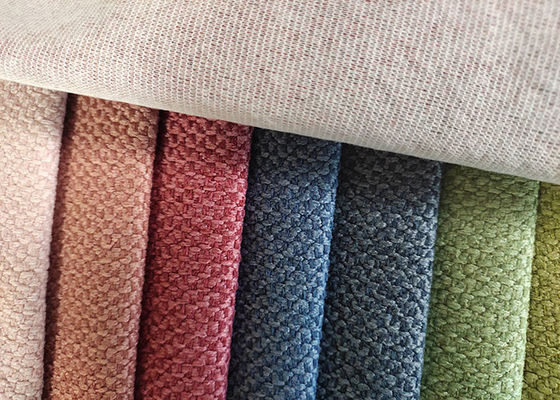 mélange de Chenille de polyester de RoHS de tissu de tapisserie d'ameublement de couleur solide de 145cm