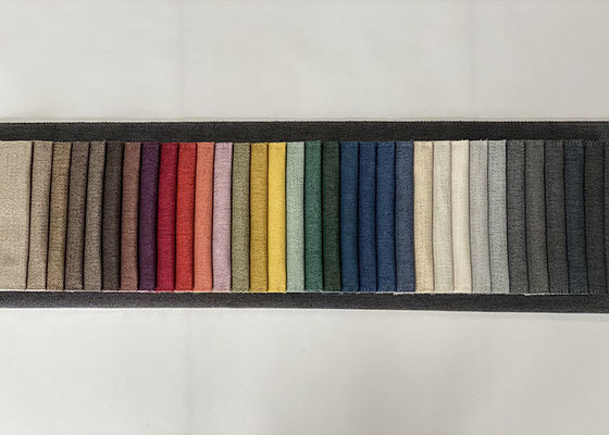 Tissu de tapisserie d'ameublement de toile simple, polyester coloré Sofa Fabric