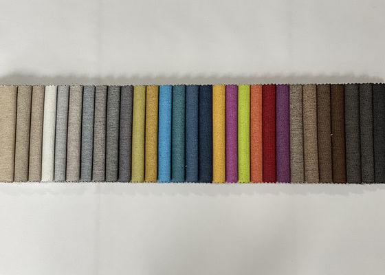tissu coloré de toile de polyester de tissu de tapisserie d'ameublement de tissu de sofa de regard pour le petit sofa de toile de sofa