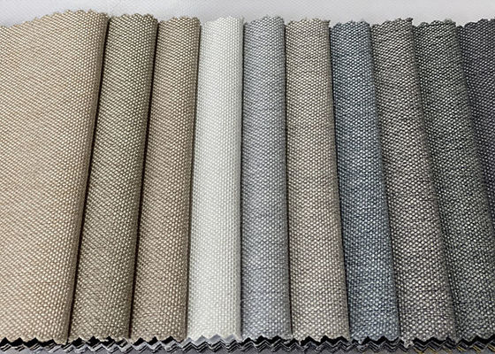 tissu coloré de toile de polyester de tissu de tapisserie d'ameublement de tissu de sofa de regard pour le petit sofa de toile de sofa