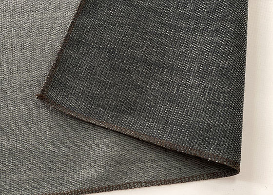 tissu de tapisserie d'ameublement de Sofa Fabric Plain Grey Chenille de Chenille de 145cm