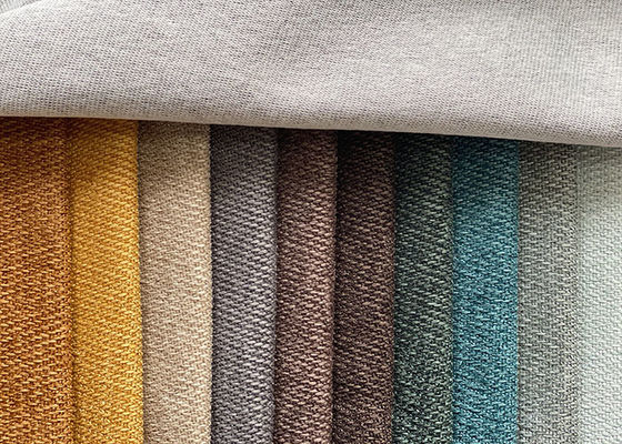 Le style moderne tricoté a balayé le tissu de toile d'impression de tapisserie d'ameublement pour le polyester 100% de sofa