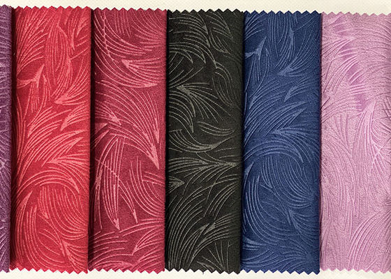 Tissu imperméable de velours de burn-out de velours de tapisserie d'ameublement de meubles décoratifs de tissu