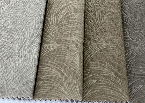 Tissu imperméable de velours de burn-out de velours de tapisserie d'ameublement de meubles décoratifs de tissu