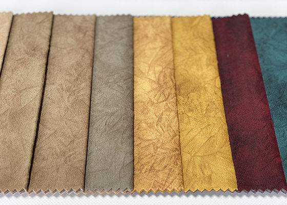 tissu en cuir de Sofa Fabric Waterproof Polyester Microsuede du suède 230gsm