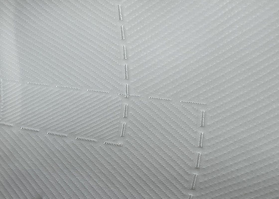 Bavardez le tissu tricoté par polyester teint du jacquard 100 de tissu de matelas de polyester