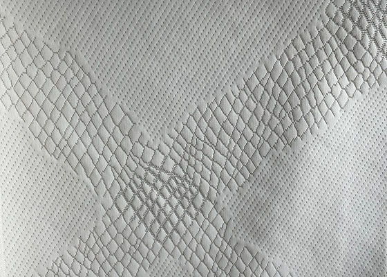 Le tissu imperméable de matelas de polyester, Hometextile a piqué le tissu de coton de jacquard