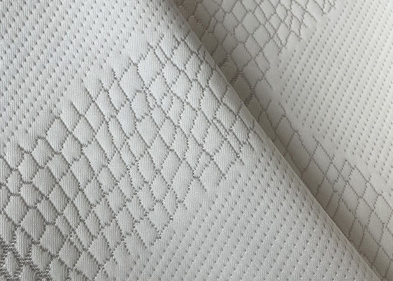Le tissu imperméable de matelas de polyester, Hometextile a piqué le tissu de coton de jacquard