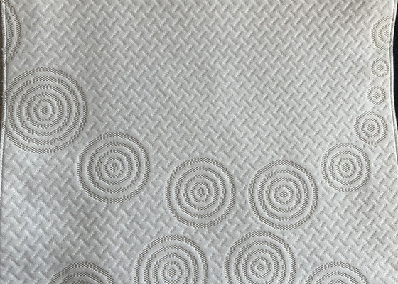 Tissu imperméable de débardeur tricoté par tissu de jacquard de matelas de polyester