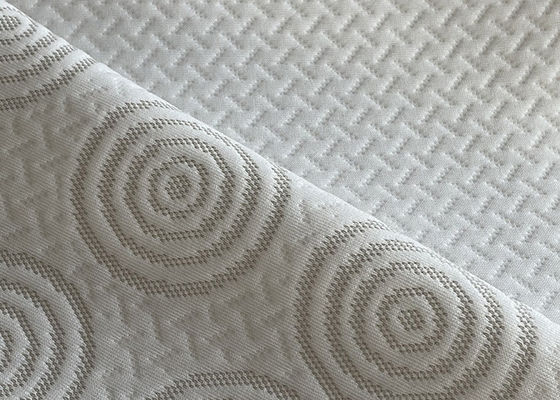 Tissu imperméable de débardeur tricoté par tissu de jacquard de matelas de polyester