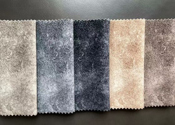 tissu de tapisserie d'ameublement de Sofa Fabric Waterproof Grey Suede de suède de 145cm
