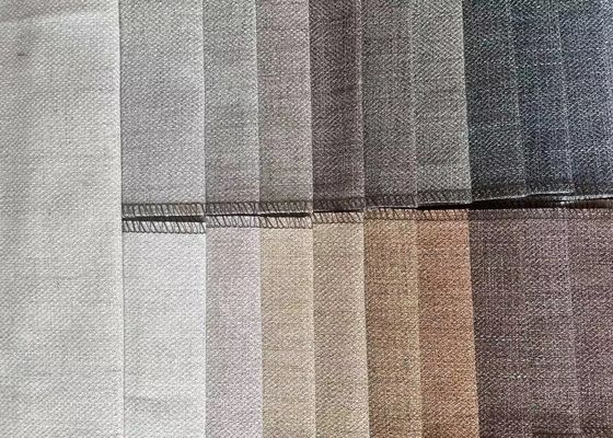 Style 100% simple de toile de Sofa Fabric 347gsm de polyester de sofa