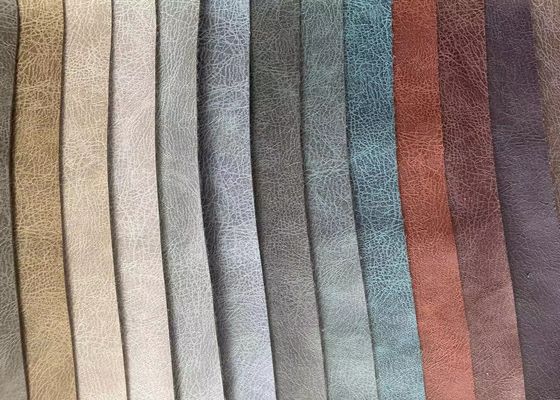 Déjouez le tissu imprimé de suède bronzant Sofa Knitted Technics