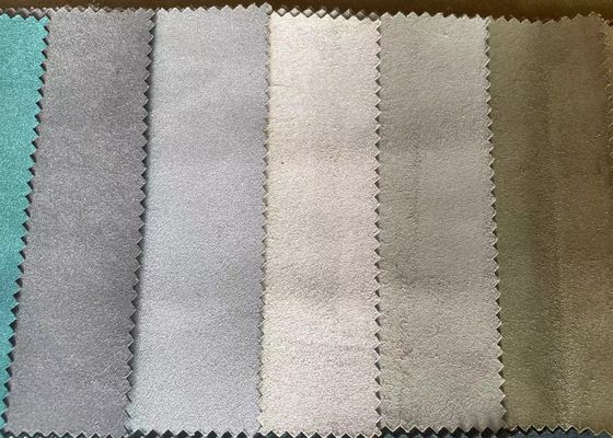 Poly tissu simili cuir de suède de velours de 100% pour Sofa Upholstery