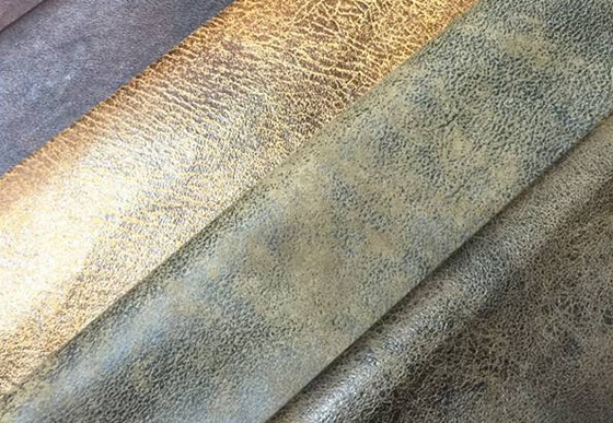 L'impression du polyester 100% de Sofa Fabric de suède a teint des techniques