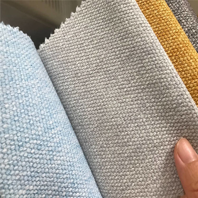L'armure toile a teint Sofa Fabric de toile que le polyester 100% a épaissi la couleur solide