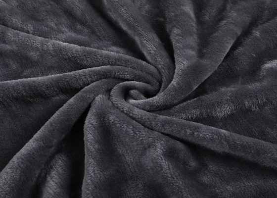 Le sentiment de main molle a balayé la flanelle 100% de polyester de Sofa Fabric de suède