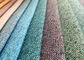 Woven Linen Velvet Upholstery Fabric 345gsm Flame Retardant