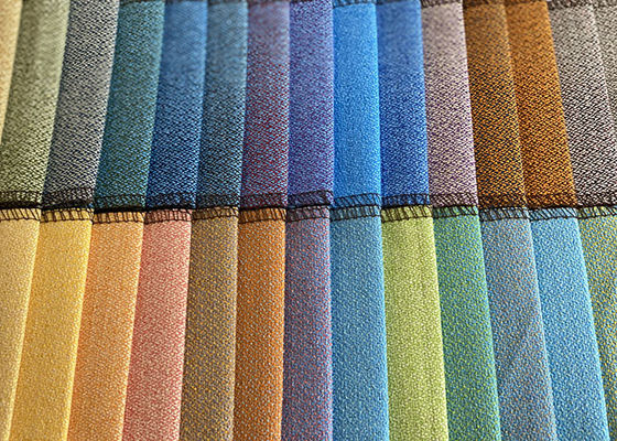 Tissu de tapisserie d'ameublement protégeant du vent de Sofa Fabric Upholstery Dyed Linen de meubles