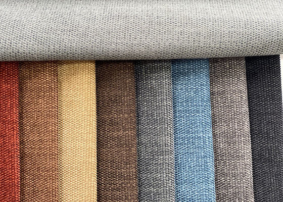 Tissu 100% de tapisserie d'ameublement tissé par 145cm de Sofa Fabric de Chenille de polyester