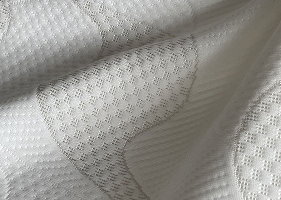 Le tissu lourd Microfiber de matelas de polyester a gravé le tissu en refief de tapisserie d'ameublement