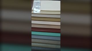 Tissu d'ameublement en cuir PU élastique