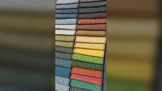 Canapé Chenille en tissu style jacquard